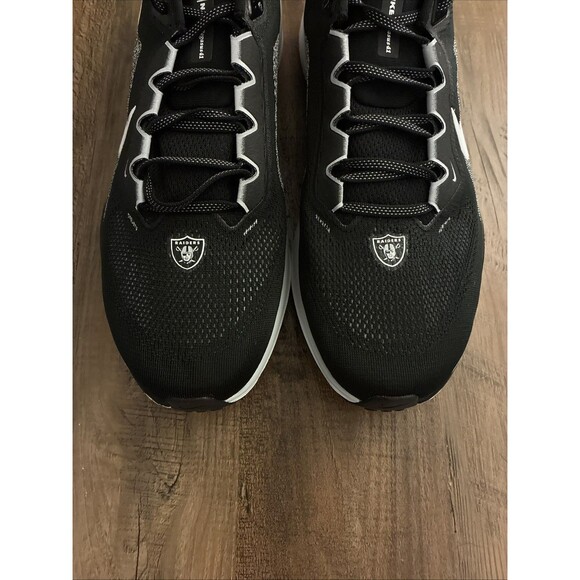 Nike Air Zoom Pegasus 41 LV Raiders Men Size 13 Black Silver White FZ5093-001 main image 6
